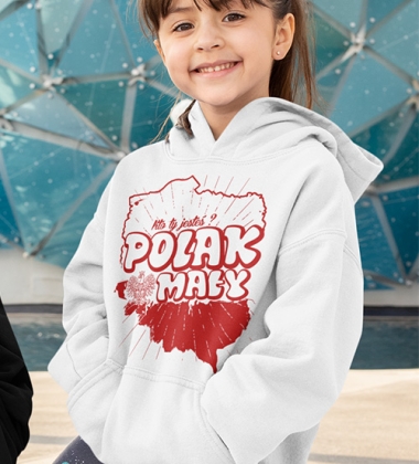 Bluza z kapturem dziecięca KTO TY JESTEŚ